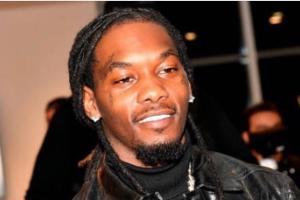 Rapper Offset feeds voters waiting in line to cast their ballots