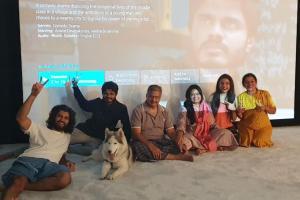Vijay and Anand Deverakonda watch Middle Class Melodies with family