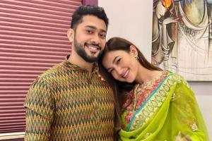 Gauahar Khan and Zaid Darbar kickstart Diwali celebrations