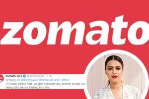 Twitterati threaten to boycott Zomato over its conversation with Swara