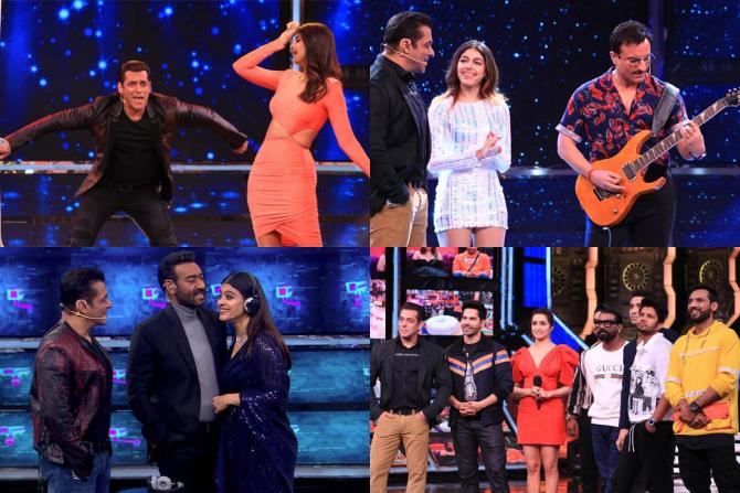 The season also saw some light-hearted moments from celebrities who graced the show. From Shilpa Shetty teaching the inmates yoga, to Farah Khan bombarding them with questions; from Varun Dhawan and Shraddha Kapoor pumping up the excitement by showing off their dance moves to Saif Ali Khan playing guitar, celebrities made sure to keep the entertainment quotient high on Bigg Boss 13.