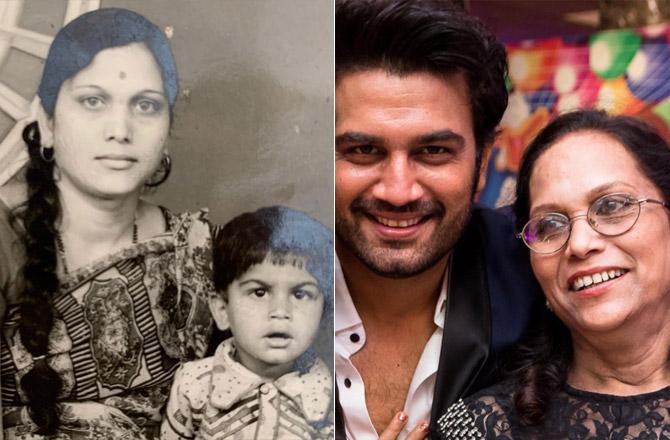 It was television that gave recognition to Sharad Kelkar as the undisputed hunk of the two hit TV serials Sindoor Tere Naam Ka and Saat Phere: Saloni Ka Safar.
In picture: Sharad Kelkar with his mother