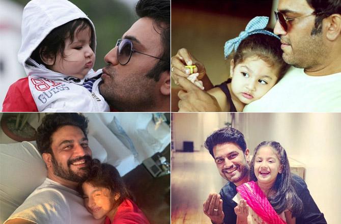 Sharad Kelkar and wife Keerti Gaekwad Kelkar welcomed their daughter Kesha Kelkar on February 7, 2014.