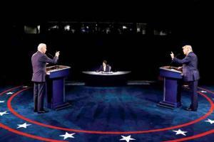 Mute button brings civility to last US presidential debate