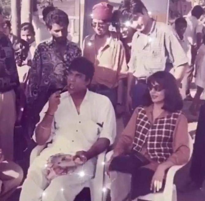 People who have grown up watching Doordarshan still remember Kitu for her free-spirited and ambitious woman roles. In picture: Mukesh Khanna and Kitu Gidwani on the sets of Shaktimaan. The actress played Geeta Vishwas in the first few episodes.