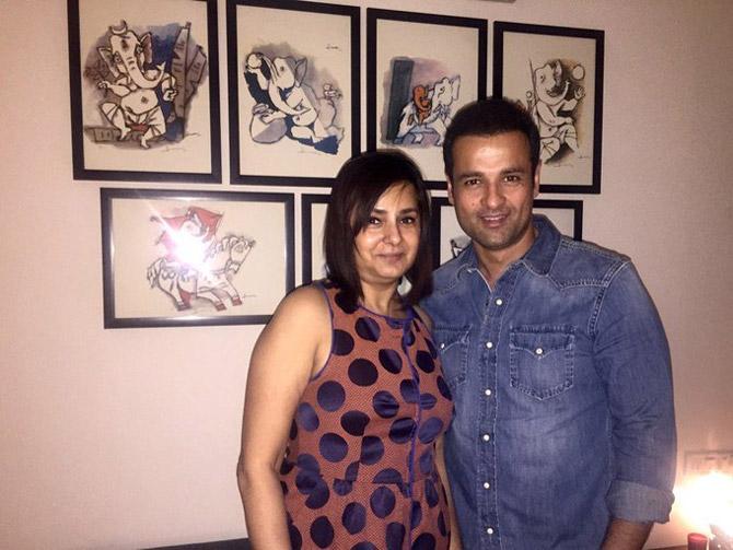 As a child, Kitu Gidwani (as said by her in her old interviews) was a restless and hyper girl. She felt suppressed at times. And then acting came her way, and Kitu found the outlet to express herself. In picture: Kitu with her Swabhimaan co-star Ronit Roy.