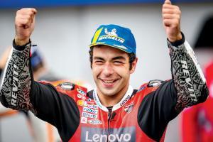 Ducati's Petrucci wins rain-hit French MotoGP