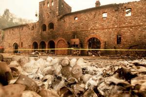 Raging fire turns Napa Valley's wine spots to ashes