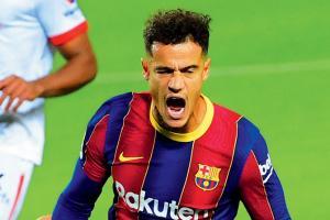 La Liga: Coutinho rescues Barcelona with 1-1 draw against Sevilla