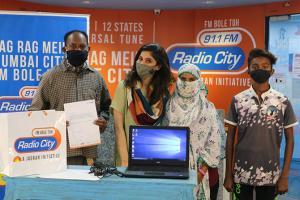 Radio City gifts laptops to needy students through city ki tech-shaala