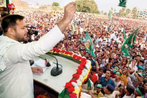 Crowds at our rallies show people hate Nitish Kumar, says Tejashwi