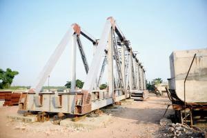 Bird cage girders arrive for Diva-Thane additional lines