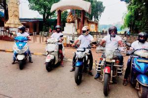 Mumbai: Bike rally from Worli to Haji Ali in support of Hathras victim