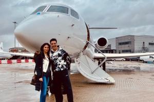 Akshay Kumar heads home after wrapping Bellbottom shoot in UK