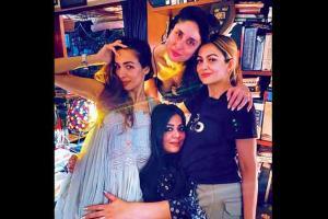 Bebo's girl squad's virtual get together on Mallika Bhat's birthday
