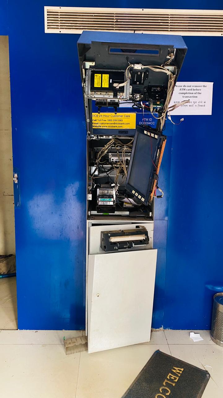 Broken ATM machine
