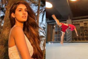 Fitness Freak! Disha Patani does butterfly kick and we are inspired