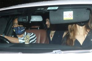 Tiger Shroff and Disha Patani were clicked in Bandra