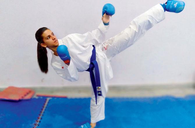 Karate champion fights back