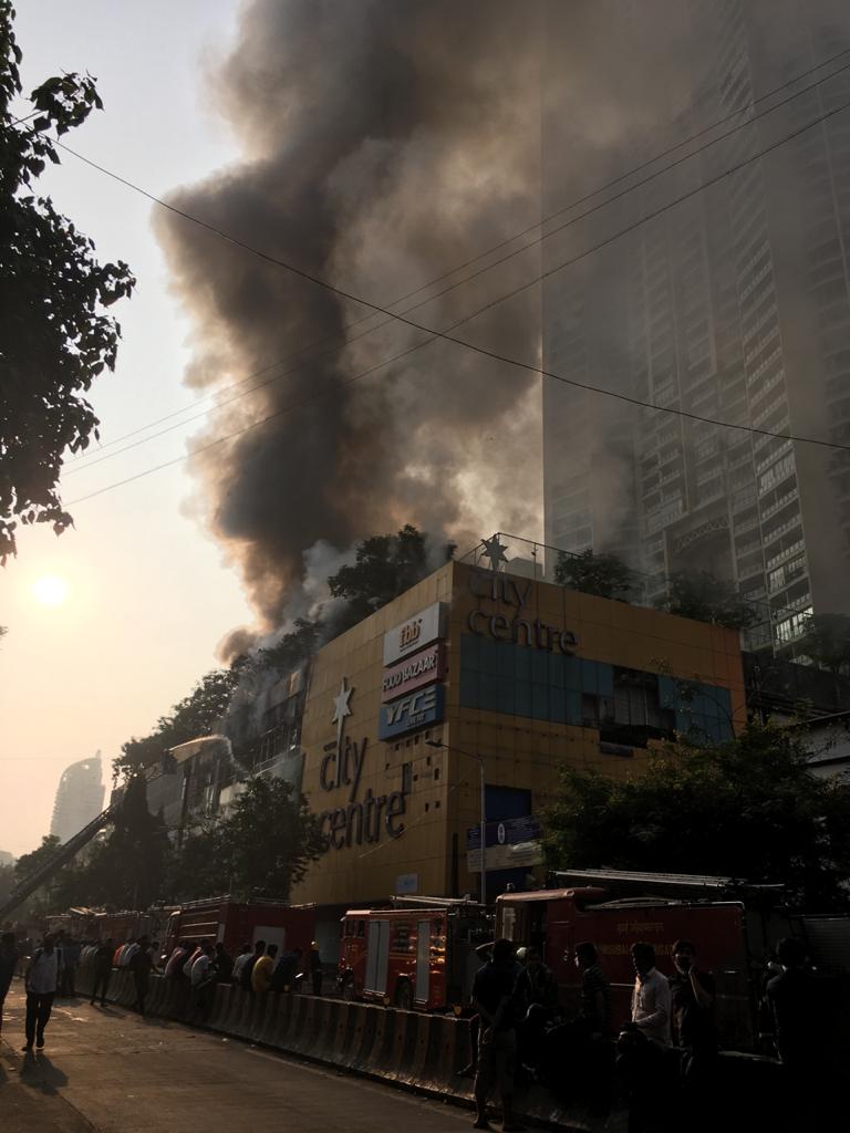 Fire at Mumbai mall