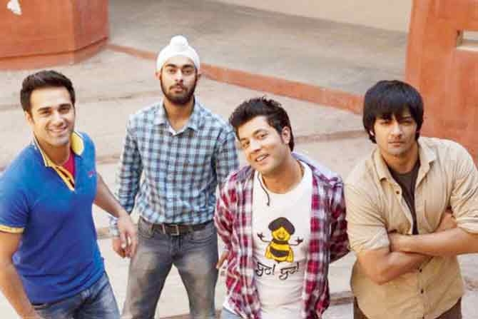 A still from Fukrey