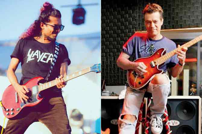 Randolph Correia and Eddie Van Halen