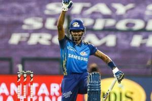 I was waiting for this: Hardik after slamming 21-ball 60