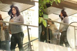 Mom-to-be Kareena shoots with Karisma; these pictures are unmissable