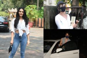 Manushi Chhillar, Ridhima Pandit, Kartik Aaryan, Tiger Shroff's day out