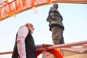 PM Modi pays tributes to Sardar Vallabhbhai Patel at Statue of Unity