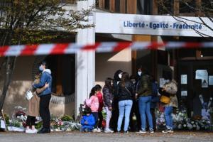 French police operations underway after beheading of teacher