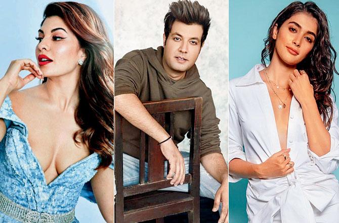 Jacqueline Fernandez, Varun Sharma and Pooja Hegde
