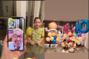 Sanjay Dutt celebrates Shahraan and Iqra's birthday virtually