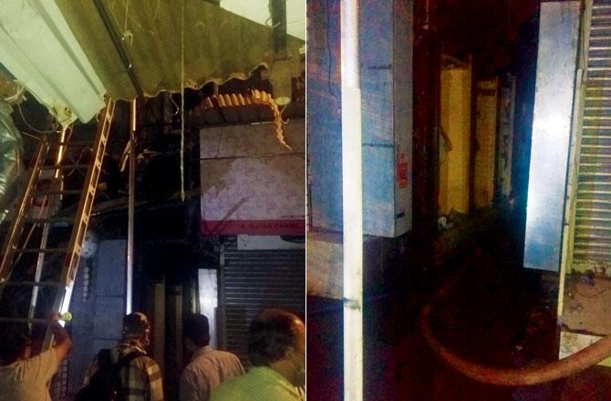 Many of the traders in the area were operating out of rented shops