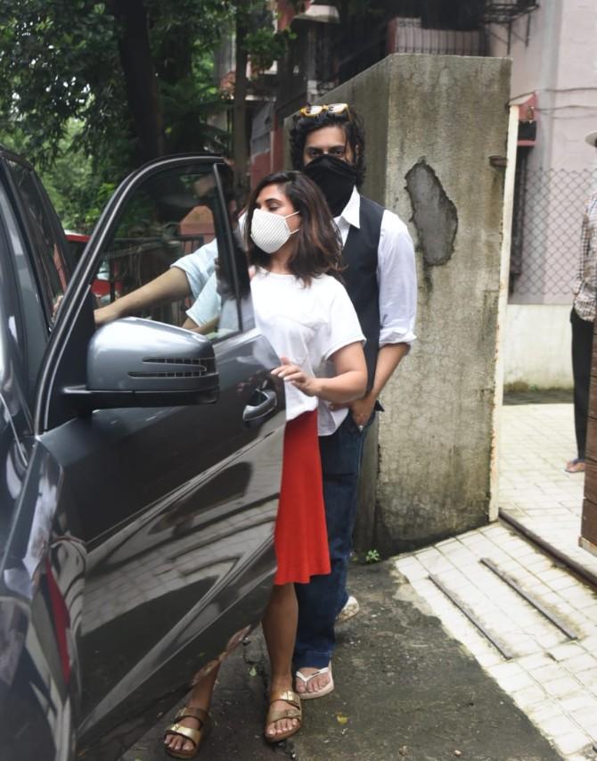 Preparations for the couple's wedding were on in full swing, and so, Richa says it is a bit disheartening that they will have to postpone it. 