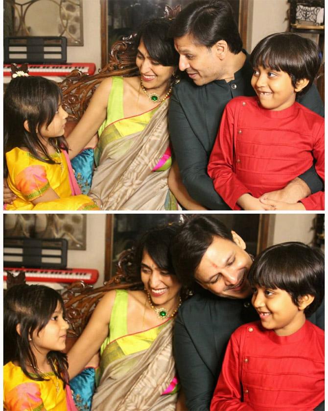 Vivek Oberoi and Priyanka welcomed their first child in 2013, a baby boy whom they named Vivaan Veer Oberoi. In 2015, they welcomed their second child, a baby girl, who they named Ameyaa Nirvana Oberoi.
