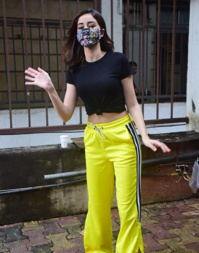Ananya was shooting for Khaali Peeli in the city on March 15 when the cine bodies announced the temporary suspension of shoots. As a result, the film had only a day of shoot pending before the team can call it a wrap. 