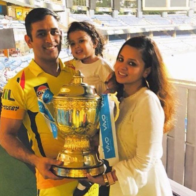 MS Dhoni and Sakshi have known each other ever since their childhood days. They became close friends later on which blossomed in to love. Dhoni and Sakshi finally tied the knot on July 4, 2010. The couple have a daughter named Ziva, born in 2015.