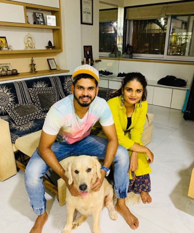 A Mumbai lad, Shreyas Iyer was born to Santosh and Rohini Iyer.  Shreyas is a very active sports star on Instagram and his dance videos with sister Natasha (in picture) have created quite a few waves on social media.