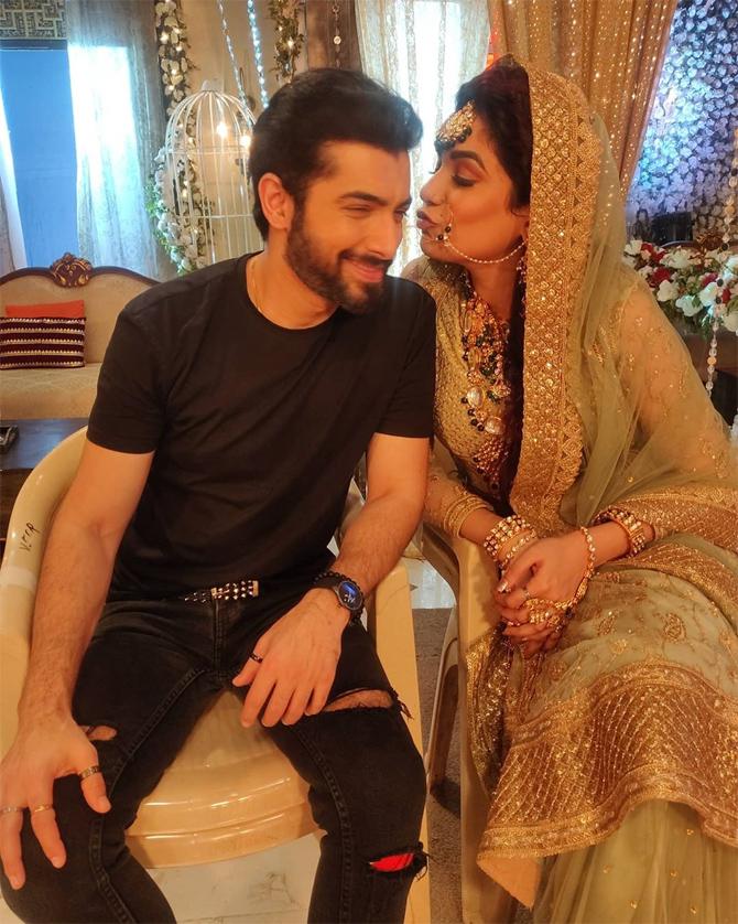 Surbhi Chandna is now spreading her magic on the new season of Naagin 5, along with co-stars Mohit Sehgal and Sharad Malhotra.