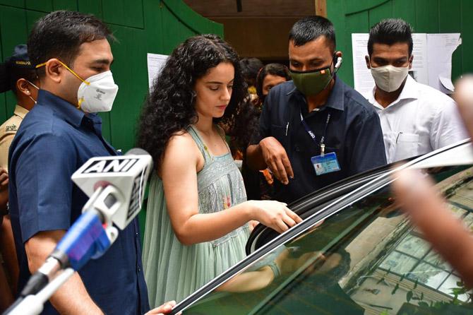 The reactions came after the BMC on Wednesday started demolishing the actress' Bandra property for alleged unauthorised modifications and extensions. The actress had tweeted photographs of the BMC demolishing and had also reacted to it. Kangana Ranaut and Rangoli Chandel visited the site to take a look at the damage to their property.