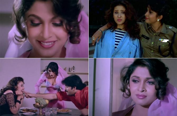 Ramya Krishnan has acted in more than 250 movies in five languages – Hindi, Kannada, Tamil, Telugu and Malayalam. While some saw her in lead roles, some were in supporting ones. In picture: Snapshots from the film Criminal, featuring Nagarjuna, Manisha Koirala and Ramya Krishnan. The actress played a cop in the film.