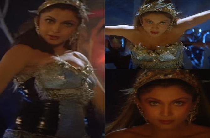 Ramya Krishnan was one of the boldest actresses of her times. She did not shy away from doing steamy scenes or donning swimsuits. In picture: Ramya Krishnan as Sophie (Sanjay Dutt's love interest) in Khalnayak sizzled on-screen in the title track 'Nayak Nahi Khalnayak Hai Tu'.