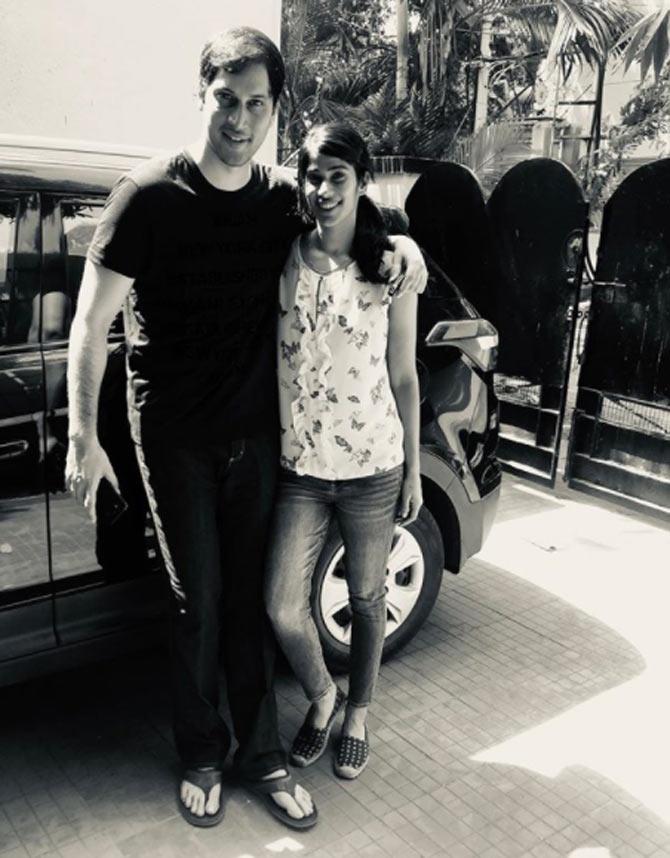 It was at age 7 that Joshna Chinappa took a liking for squash and began playing. A year later she was considereing pursuing either badminton or tennis.
In picture: Joshna Chinappa with her younger brother.