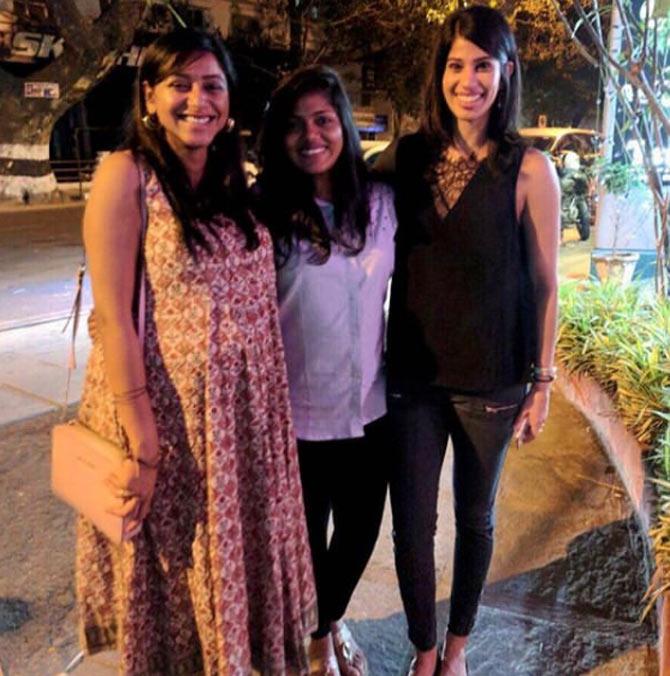 In picture: Joshna Chinappa with her close friends during an outing