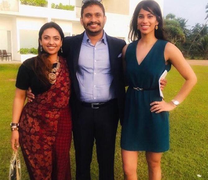 In 2017, Joshna Chinappa became the first Indian to win the Women's Asian Individual Squash Championships.
In picture: Joshna with her friends during a wedding in Sri Lanka.