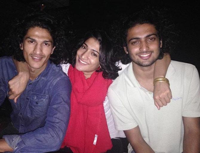 Ashwini Ponnappa and Karan Medappa go way back. They were friends long before they began dating. Ashwini shared this throwback with Karan (left) and a mutual friend.
