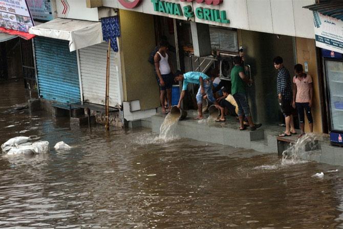The continuous downpour in Mumbai and its adjoining areas since Tuesday night left the city paralysed with road and rail traffic coming to a halt. The sudden outburst of torrential rains in September caught citizens unaware.