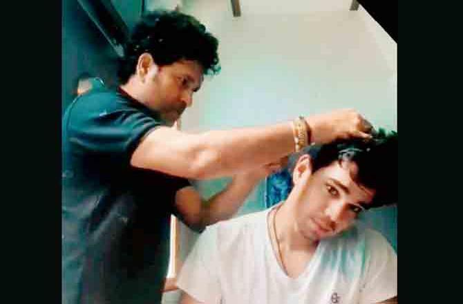 In picture: Sachin Tendulkar in a new avatar as he gave son Arjun a brand new haircut. Tendulkar uploaded the video of the same on popular social media platform Instagram in May 2020. Sachin wrote, 