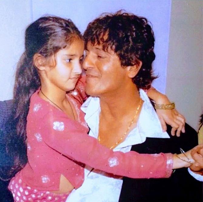 Talking about his film career, Chunky Panday was one of the top heroes of late '80s and early '90s. However, a sudden dip in his Bollywood career hit Chunky Panday hard.
In picture: Chunky with daughter actress Ananya Panday.